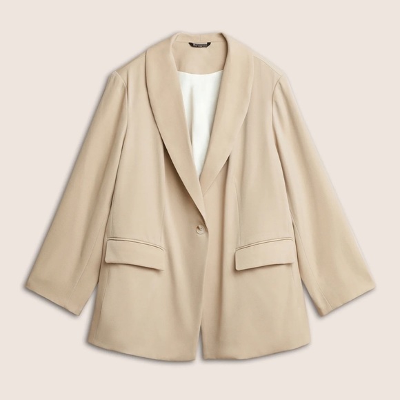 BloomChic Plus Size 2XL Suit Collar Flap Detail Blazer us 18-20 - Picture 7 of 8